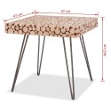 Side Table Genuine Wood 47x47x44.5 cm