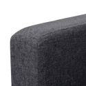 Light Fabric Armchair 135x70x83.5 cm Light Gray