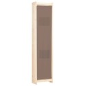 6-Panel Room Divider Brown 94.5"x66.9"x1.6" Fabric