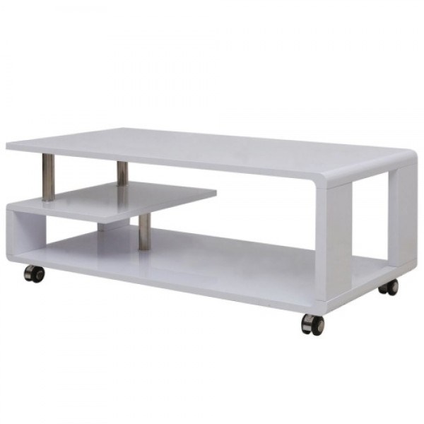 High Gloss Coffee Table White