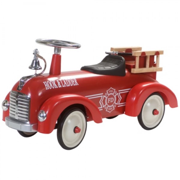 RETRO ROLLER Speedster Sam Kinderauto Feuerwehrauto Rutscher