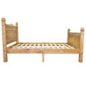 Bed &amp; Memory Mattress Mexican pine Corona 140 x 200 cm