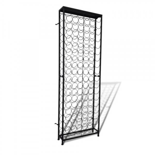 Free Standing Metal Wine Rack for 108 Bottles