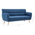 172x70x82cm Home Comfortable 3-seater Sofa