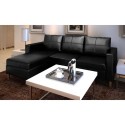 3 Seater L-shaped Leatherette Sectional Sofa