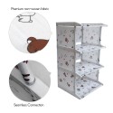 3 Tier Cubes Storage Organizer Multifunctional Storage Rack for Books Shoes Toys Green Plants Decorations Bedroom Study Room Liv