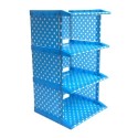 3 Tier Cubes Storage Organizer Multifunctional Storage Rack for Books Shoes Toys Green Plants Decorations Bedroom Study Room Liv