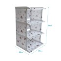 3 Tier Cubes Storage Organizer Multifunctional Storage Rack for Books Shoes Toys Green Plants Decorations Bedroom Study Room Liv