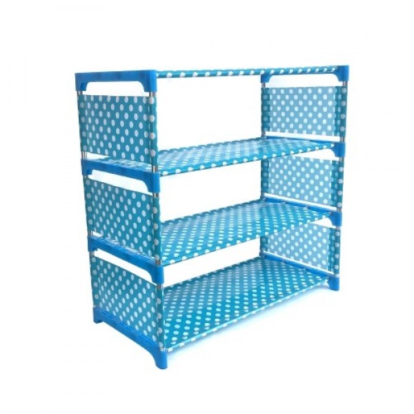 Dustproof Shoe Rack, Thickened Non-Woven Shoe Storage Organizer, Shoe Tower Stand, Simple 4 Layer Shoe Rack