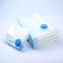 Vacuum Compressed Storage Bags for Clothes Bed Sheet Pillow Socks with Hand Pump Reusable Availiable Multiple Sizes Red