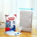 Vacuum Compressed Storage Bags for Clothes Bed Sheet Pillow Socks with Hand Pump Reusable Availiable Multiple Sizes Red