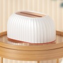 Desk Tissue Box With Spring Pop-up Paper Towel Dispenser Tissue Holder Countertops Bathroom Toilet Tissue Box Napkin Storage Box