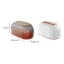 Desk Tissue Box With Spring Pop-up Paper Towel Dispenser Tissue Holder Countertops Bathroom Toilet Tissue Box Napkin Storage Box