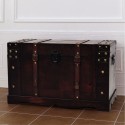 Vintage Treasure Chest Wood 26"x15"x15.7"