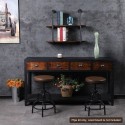 Pipe Kit Storage Shelves Wall-Mounted Bookshelf Without Wood Board Home Kitchen Bathroom Storage