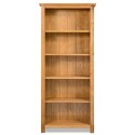 5-Tier Bookcase Oak 60x22,5x140 cm