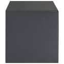 31 x 20 x 20 cm Dark Gray Digital Safe with Fingerprint