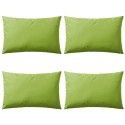 Garden cushion 4 pcs. 60 x 40 cm apple green