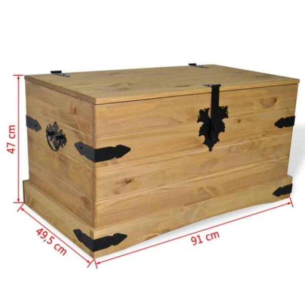 Storage Chest Mexican Pine Corona Range 91x49,5x47 cm