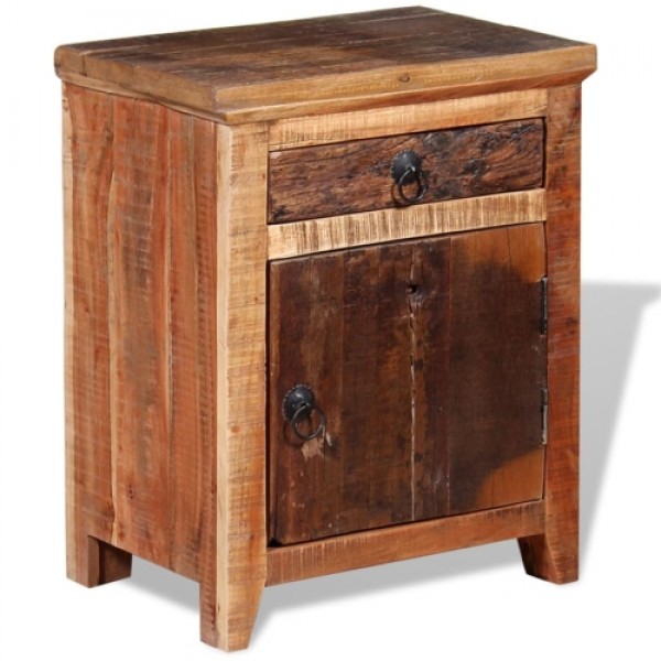 Nightstand Solid Acacia Sleeper Wood