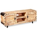 TV Cabinet Rough Mango Wood 120x30x50 cm