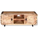 TV Cabinet Rough Mango Wood 120x30x50 cm