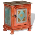 Nightstand Solid Mango Wood Orange