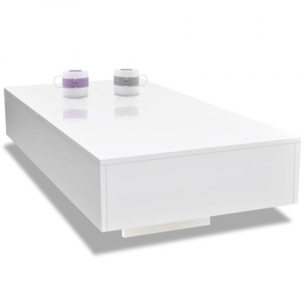 244021  Coffee Table High Gloss White