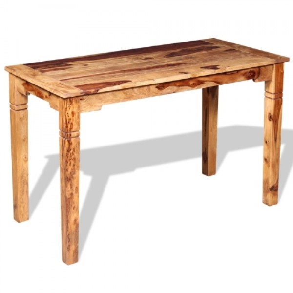 Dining Table Solid Sheesham Wood 120x60x76 cm