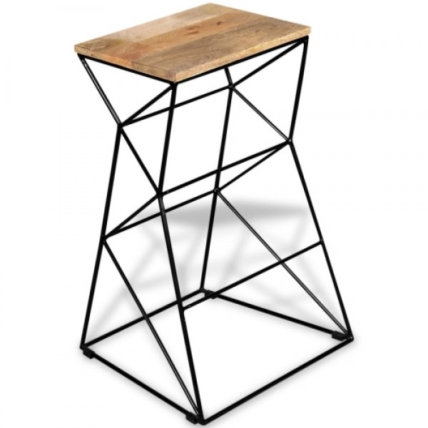 Bar Stool Solid Mango Wood