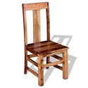 Dining Chairs 4 pcs Solid Sheesham Wood (243964x2)