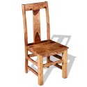 Dining Chairs 4 pcs Solid Sheesham Wood (243964x2)