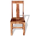 Dining Chairs 4 pcs Solid Sheesham Wood (243964x2)