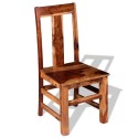 Dining Chairs 6 pcs Solid Sheesham Wood (243964x3)