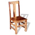 Dining Chairs 6 pcs Solid Sheesham Wood (243964x3)