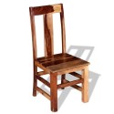 Dining Chairs 6 pcs Solid Sheesham Wood (243964x3)