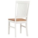 2 pcs 44x59x95 cm Solid Oak Wood Dining Chairs