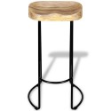 Gavin Bar Stools 2 pcs Solid Mango Wood