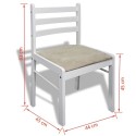 4PCS Wooden Dining Chair Kitchen Chair