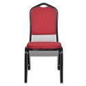 Padded chair Table Stackable Red 20 pcs