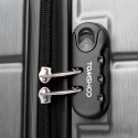 TOMSHOO Luxury 3PCS Spinner Luggage Set Hard Shell 20"/24"/28" Carry-on Suitcase PC + ABS Trolley W/ Combination Lock