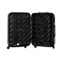 TOMSHOO Luxury 3PCS Spinner Luggage Set Hard Shell 20"/24"/28" Carry-on Suitcase PC + ABS Trolley W/ Combination Lock