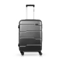 TOMSHOO Luxury 3PCS Spinner Luggage Set Hard Shell 20"/24"/28" Carry-on Suitcase PC + ABS Trolley W/ Combination Lock