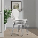 4PCS Stackable Butterfly Design Dining Chairs