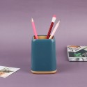 Desktop Pen Holder Durable Fashion Desk Organizer Pencil Holder Makeup Storage Box for Office School Home Stationery Supplies