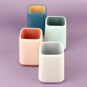 Desktop Pen Holder Durable Fashion Desk Organizer Pencil Holder Makeup Storage Box for Office School Home Stationery Supplies