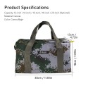 PENGGONG 12-Inch Tool Bag Wear-resistant Storage Bag for Maintenance Tool Large Capacity Camouflage Canvas Bag