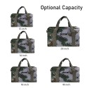 PENGGONG 12-Inch Tool Bag Wear-resistant Storage Bag for Maintenance Tool Large Capacity Camouflage Canvas Bag