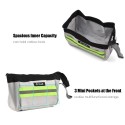 PENGGONG 650D Oxford Fabric Tool Bag Wear-resistant Multifunctional Tool Storage Bag with Pockets Zipper Closure