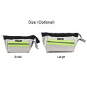 PENGGONG 650D Oxford Fabric Tool Bag Wear-resistant Multifunctional Tool Storage Bag with Pockets Zipper Closure